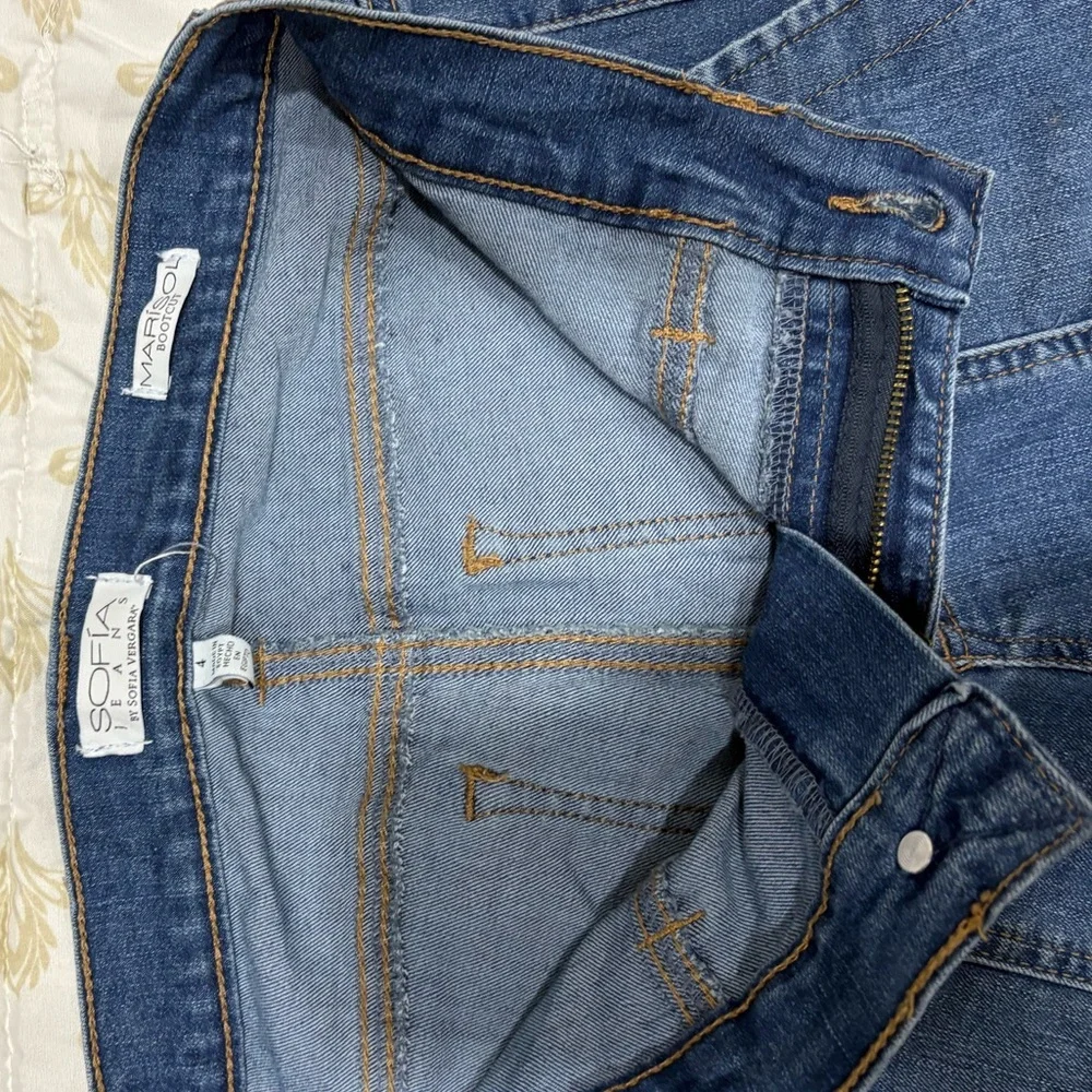 Sofia Marisol Bootcut Cargo Jeans…size 4 - Picture 5 of 6